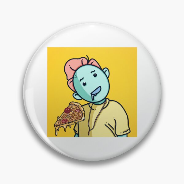 Item preview, Cute Doodled Boy and Pizza designed and sold by shiftyourbarrie.