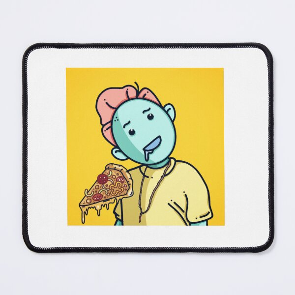 Item preview, Cute Doodled Boy and Pizza designed and sold by shiftyourbarrie.