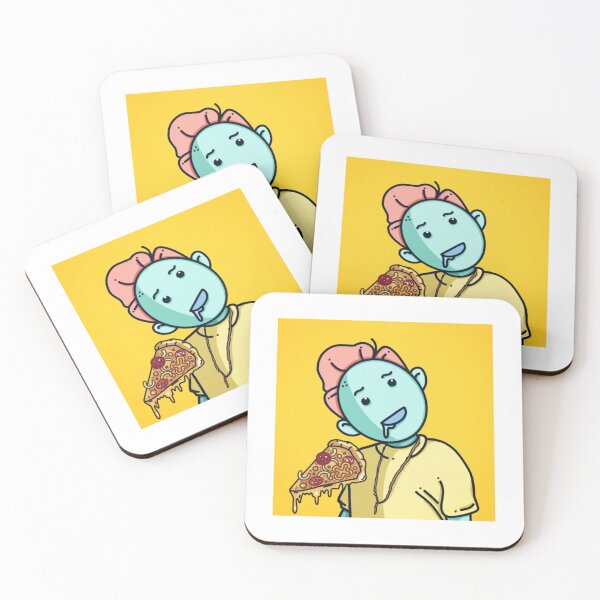 Item preview, Cute Doodled Boy and Pizza designed and sold by shiftyourbarrie.