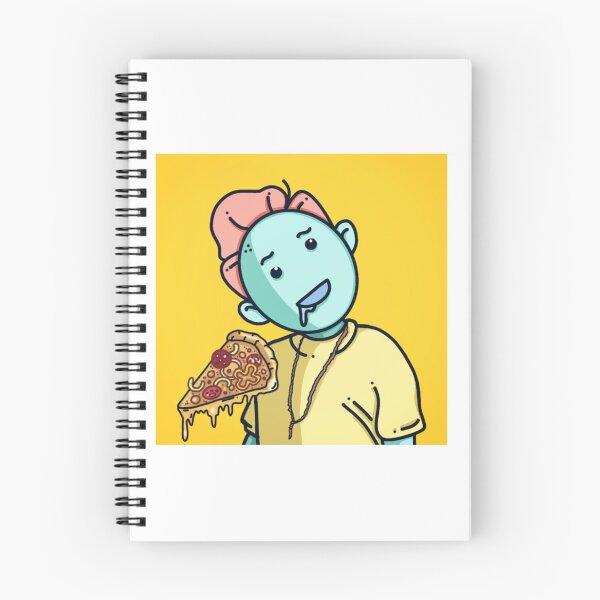 Item preview, Cute Doodled Boy and Pizza designed and sold by shiftyourbarrie.