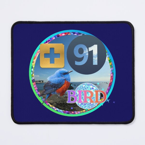 Item preview, +91BIRD Island SOUL Emblem: BOB Morito Beach Rainbow Gradient Edition designed and sold by Plus91BIRD.