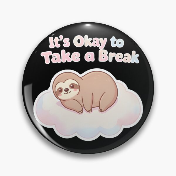 Item preview, Cute Sloth On Cloud Take A Break Mental Health designed and sold by KCasual.