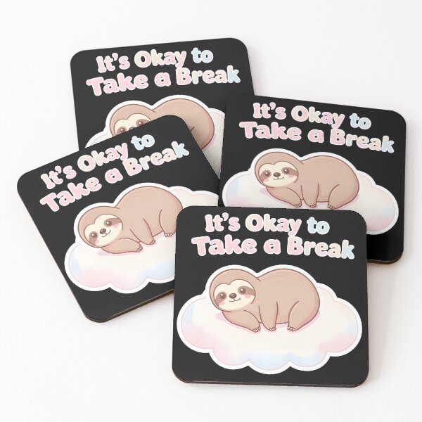 Item preview, Cute Sloth On Cloud Take A Break Mental Health designed and sold by KCasual.