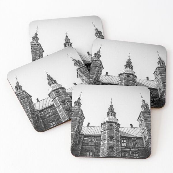 Item preview, Black and White View of Rosenborg Castle Copenhagen designed and sold by jrtwynam.