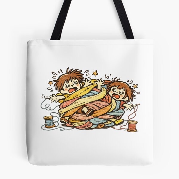 Item preview, Sewing Squad – Cute Boy & Girl Cartoon Characters designed and sold by EverStitchStudio ★★★★★.