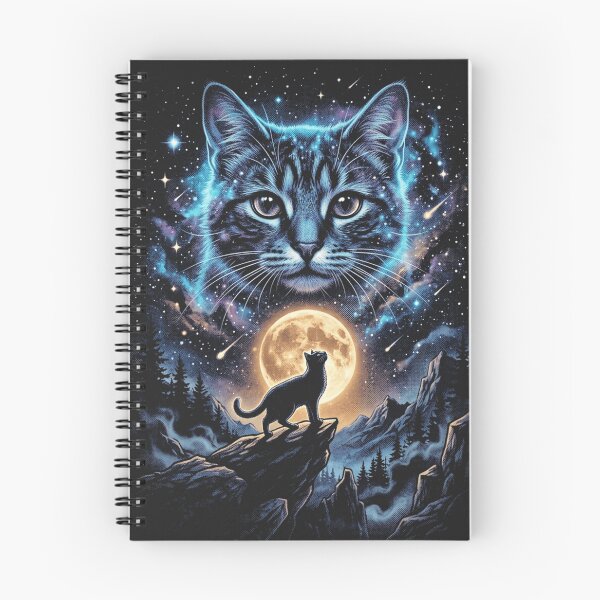 Item preview, Retro Cat Looking At The Moon designed and sold by legendaryskins.