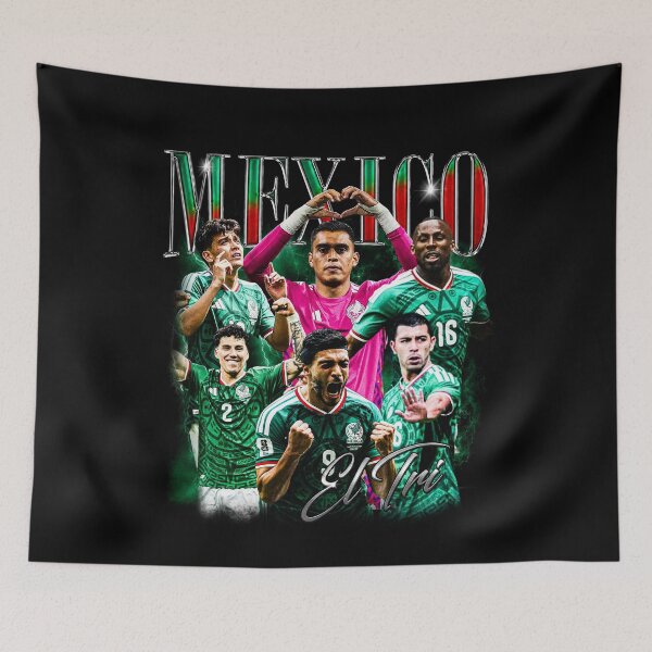 Item preview, Vintage Mexico Soccer Graphic 90s Style designed and sold by littlemiscat.