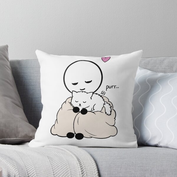 Item preview, Cozy stick figure with cat  designed and sold by lalliexo.