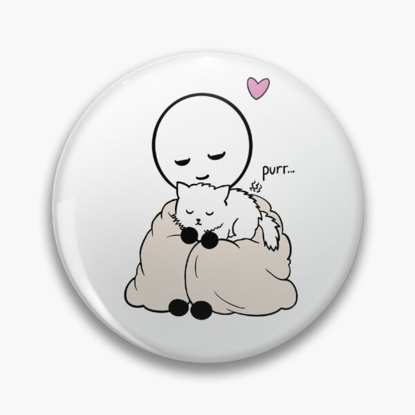 Item preview, Cozy stick figure with cat  designed and sold by lalliexo.