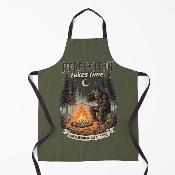Item preview, Perfection Takes Time Marshmallow Bigfoot designed and sold by Roy & Tiffany.