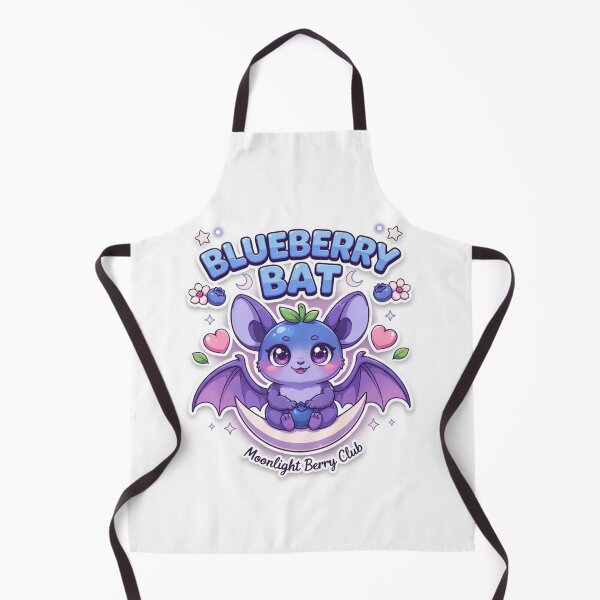 Item preview, Blueberry Bat Kawaii T-Shirt – Moonlight Berry Club Cute Halloween Gift for Bat Lovers & Cozy Girls designed and sold by GemBob Creations.
