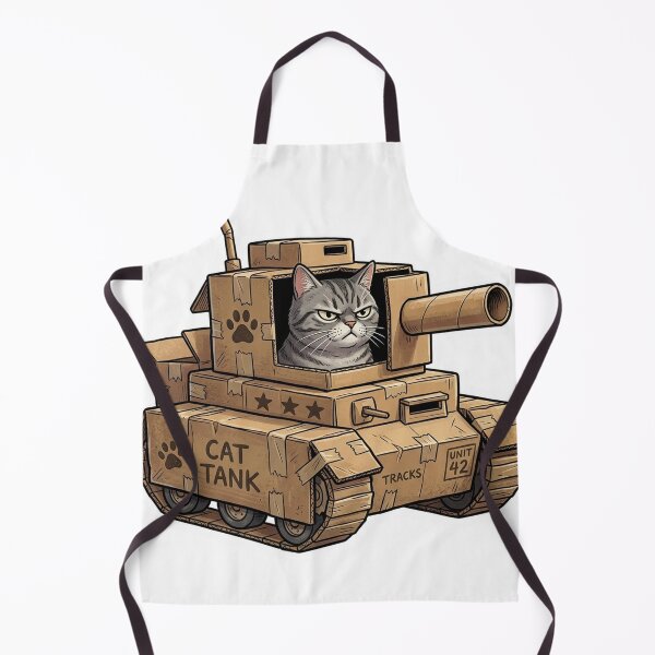 Item preview, Cat in Cardboard Box Tank designed and sold by YNAMREG.
