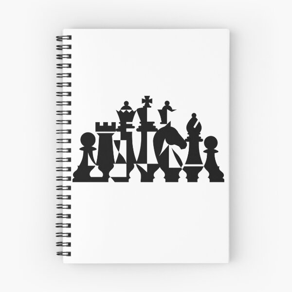 Item preview, Abstract Geometric Chess in Black and White designed and sold by Mangust-in.