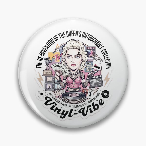 Item preview, Material Girl: An 80s & 90s Pop Culture Tribute designed and sold by Vinyl-Vibe.