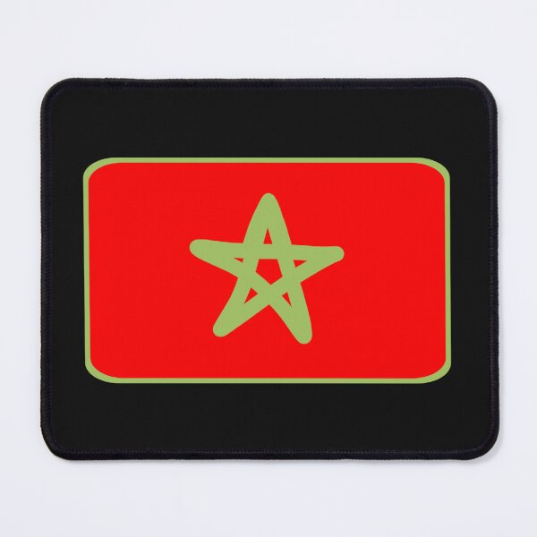Item preview, MOROCCO Moroccan flag in red and green Moroccan flag design designed and sold by vibeno1.