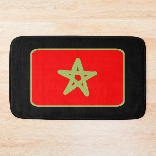 Item preview, MOROCCO Moroccan flag in red and green Moroccan flag design designed and sold by vibeno1.