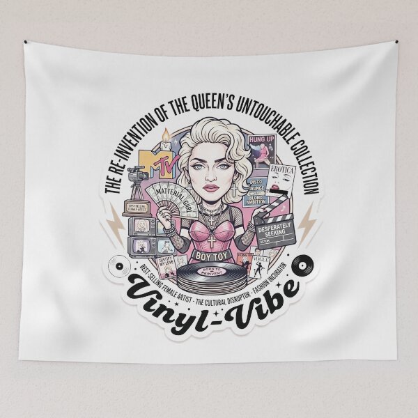 Item preview, Material Girl: An 80s & 90s Pop Culture Tribute designed and sold by Vinyl-Vibe.