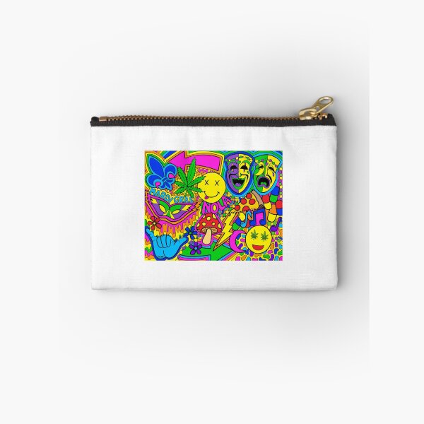 Item preview, Psychedelic Mardi Gras Collage Art designed and sold by shiftyourbarrie.
