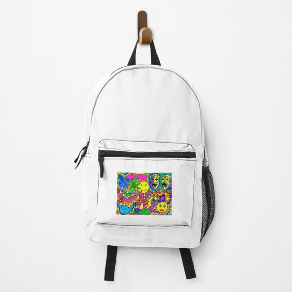 Item preview, Psychedelic Mardi Gras Collage Art designed and sold by shiftyourbarrie.