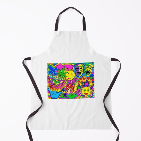 Item preview, Psychedelic Mardi Gras Collage Art designed and sold by shiftyourbarrie.
