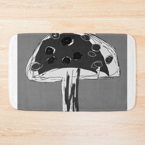 Item preview, B&W Mushroom designed and sold by mariaalexart22.