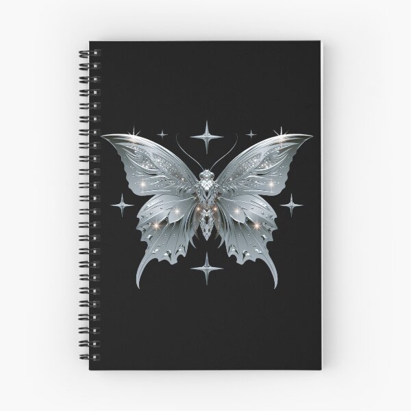 Item preview, Minimal Chrome Cyberpunk Butterfly – Y2K Cybercore Aesthetic designed and sold by daila70.