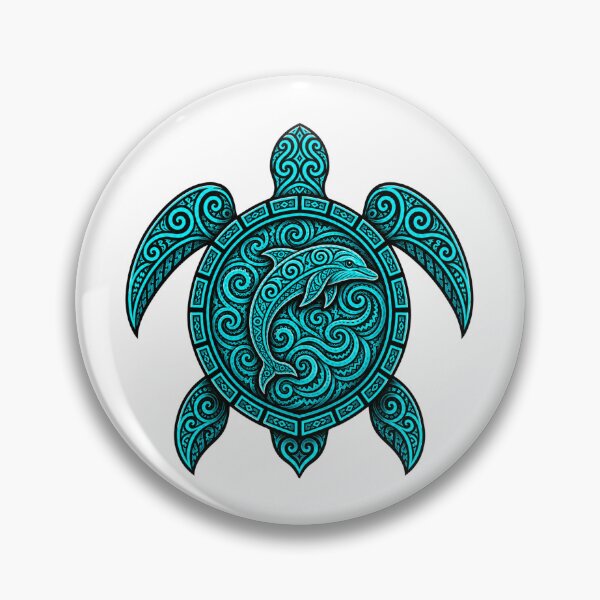 Item preview, Polynesian Tribal Turtle – Dolphin designed and sold by OTSC.
