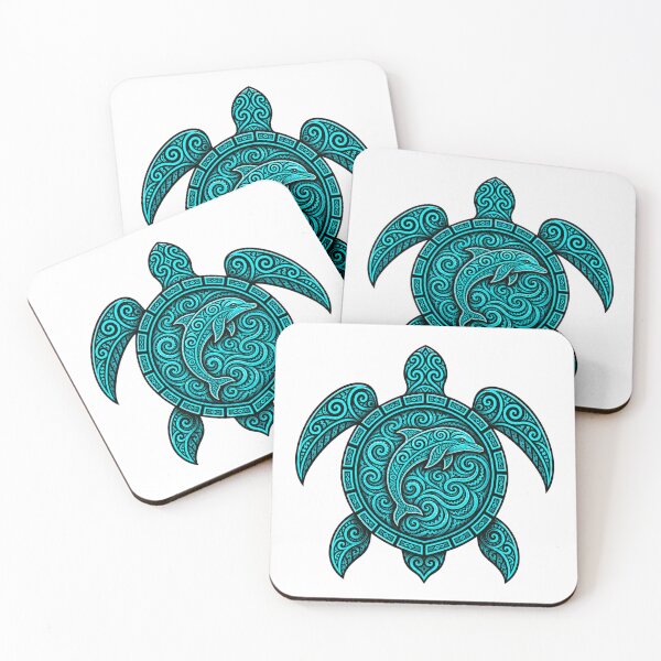 Item preview, Polynesian Tribal Turtle – Dolphin designed and sold by OTSC.