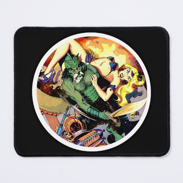 Item preview, Retro Space Monster and hero designed and sold by QuirkyDesign101.