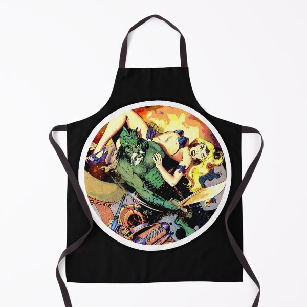 Item preview, Retro Space Monster and hero designed and sold by QuirkyDesign101.