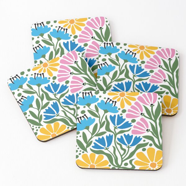 Item preview, Colorful Wildflower Retro Art Illustration designed and sold by chyzh-arts.