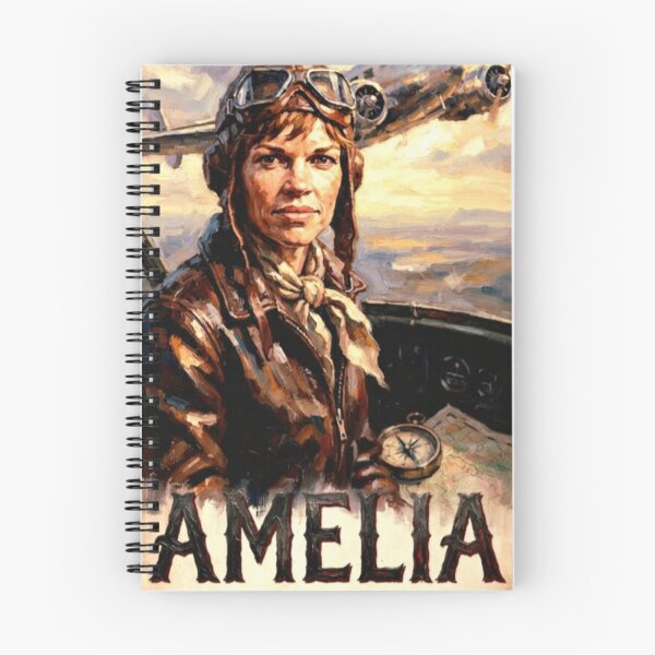 Item preview, Amelia Retro Biographical Aviation Tribute Art Poster designed and sold by Art's Diner.