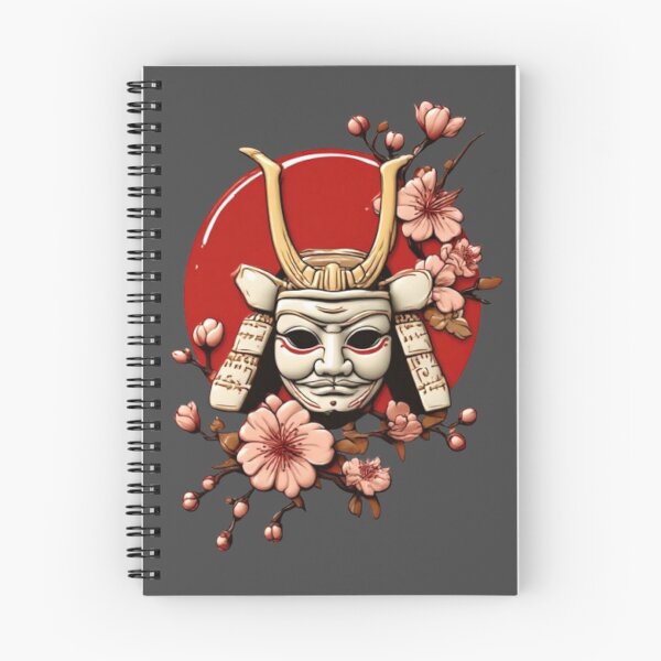 Item preview, Samurai Mask with Cherry Blossom | Elysium Echoes Icon designed and sold by Shift-Bloom.