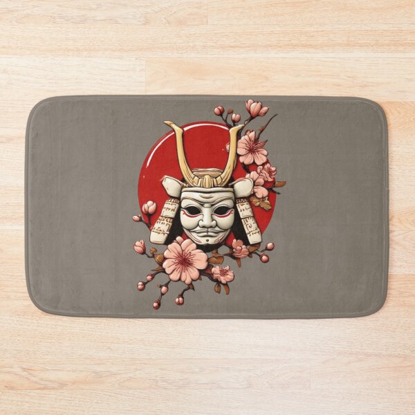 Item preview, Samurai Mask with Cherry Blossom | Elysium Echoes Icon designed and sold by Shift-Bloom.