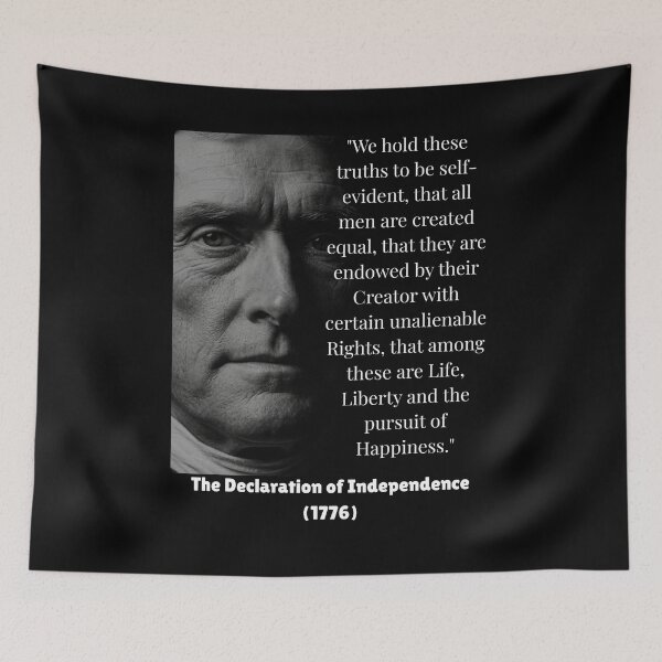 Aperçu de l'œuvre Déclaration d'indépendance de Thomas Jefferson créée et vendue par NewEraPress.