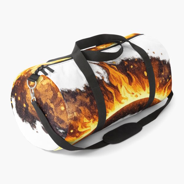 Item preview, Explosive Fire Burger: Dark Intense Flaming Cheeseburger Spicy Dramatic Art designed and sold by irfanshikh.