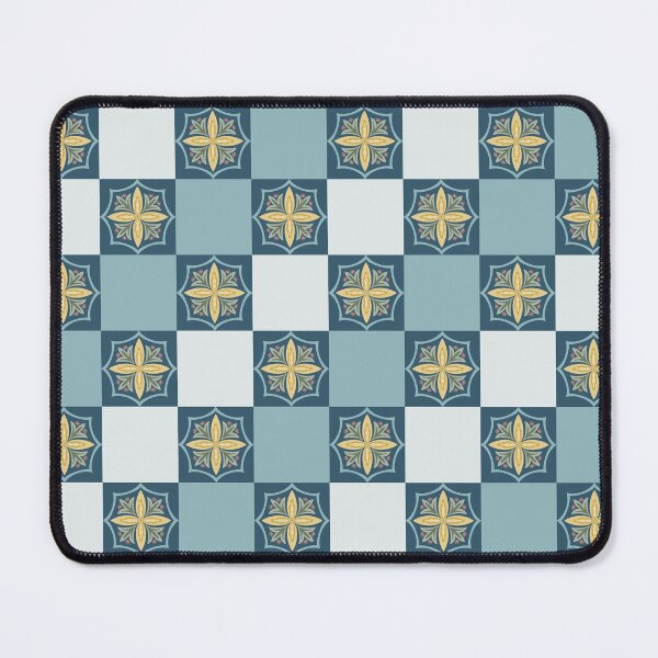 Item preview, Blue tile design  designed and sold by Richa Hariani.