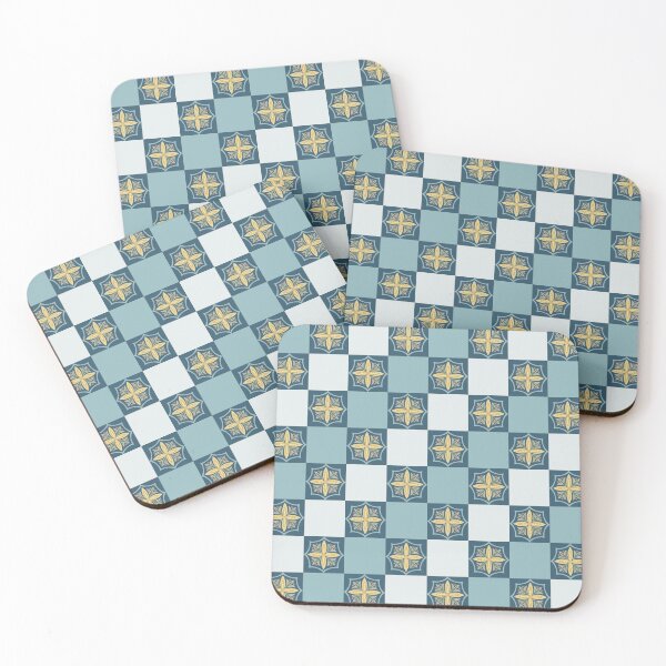 Item preview, Blue tile design  designed and sold by Richa Hariani.