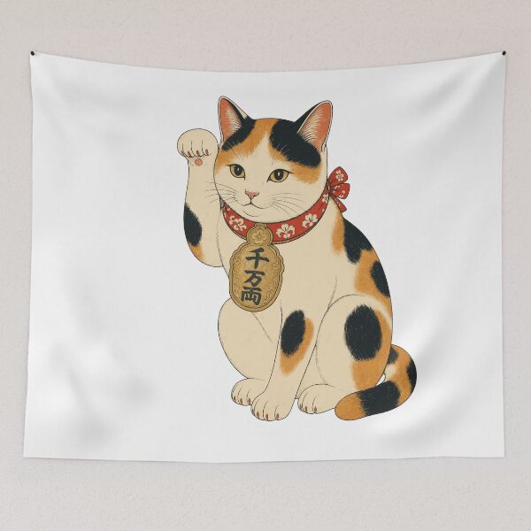 Item preview, Maneki-Neko — Lucky Beckoning Cat designed and sold by lmosamiha.