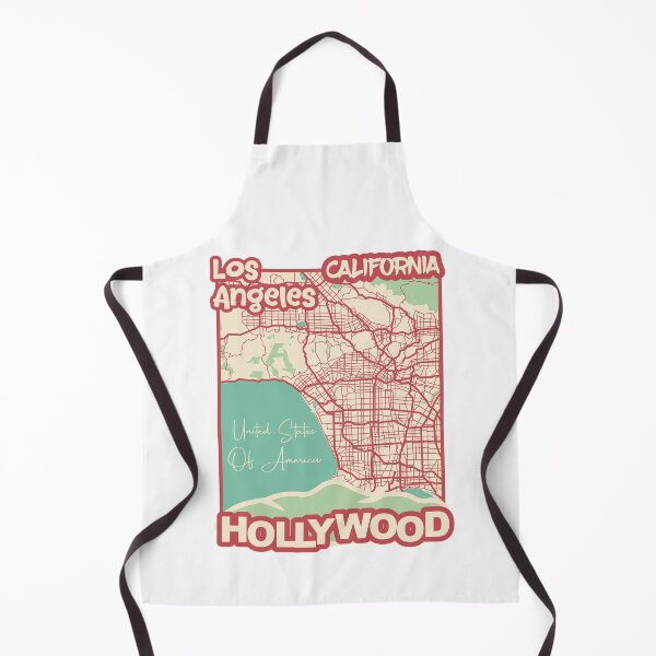 Item preview, Hollywood Sign Los Angeles Map California United States of America Travel Gift Souvenir designed and sold by MapsByLeo.