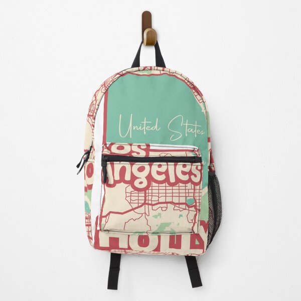 Item preview, Hollywood Sign Los Angeles Map California United States of America Travel Gift Souvenir designed and sold by MapsByLeo.