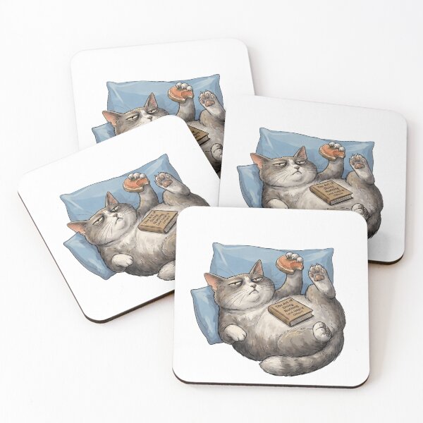 Item preview, The Art of Doing Nothing Cat Meme designed and sold by moonplumstudio.