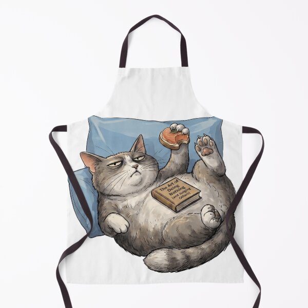 Item preview, The Art of Doing Nothing Cat Meme designed and sold by moonplumstudio.