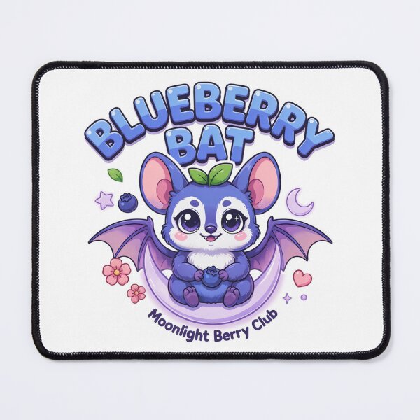 Item preview, Blueberry Bat Kawaii T-Shirt – Moonlight Berry Club Cute Pastel Goth Gift for Bat Lovers & Halloween Fans designed and sold by GemBob Creations.