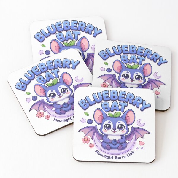 Item preview, Blueberry Bat Kawaii T-Shirt – Moonlight Berry Club Cute Pastel Goth Gift for Bat Lovers & Halloween Fans designed and sold by GemBob Creations.