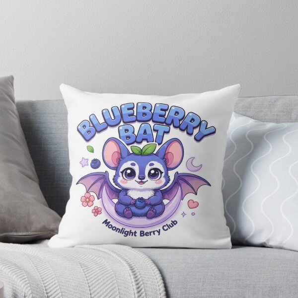 Item preview, Blueberry Bat Kawaii T-Shirt – Moonlight Berry Club Cute Pastel Goth Gift for Bat Lovers & Halloween Fans designed and sold by GemBob Creations.