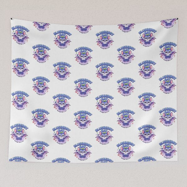 Item preview, Blueberry Bat Kawaii T-Shirt – Moonlight Berry Club Cute Pastel Goth Gift for Bat Lovers & Halloween Fans designed and sold by GemBob Creations.