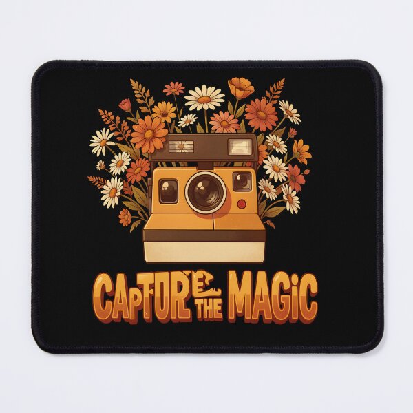 Item preview, retro Instant Camera Floral Capture The Magic designed and sold by KCasual.