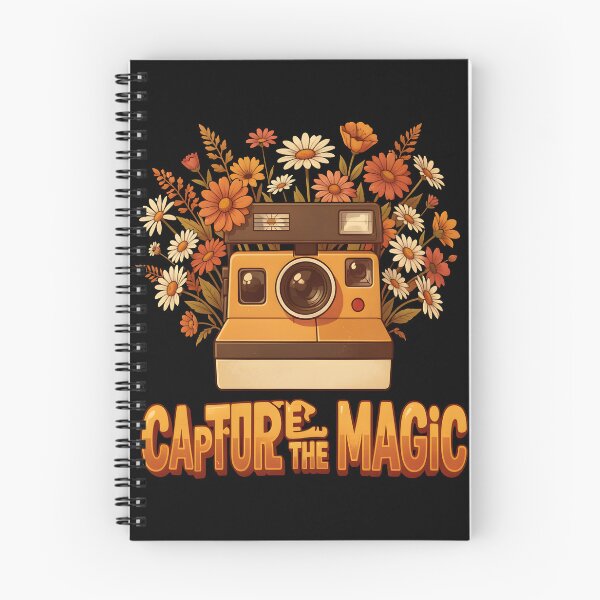 Item preview, retro Instant Camera Floral Capture The Magic designed and sold by KCasual.