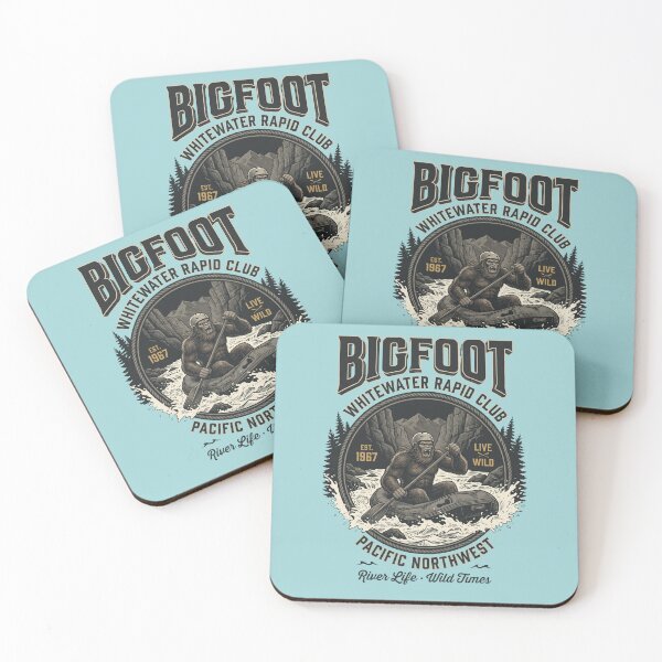 Item preview, Bigfoot Whitewater Rapid Club designed and sold by Roy & Tiffany.